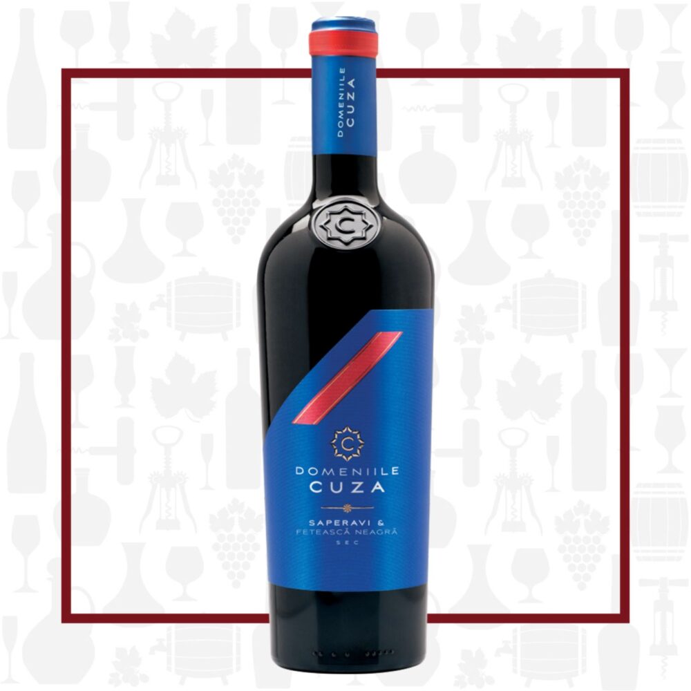 Domeniile Cuza SAPERAVI + FETEASCA NEAGRA  2021